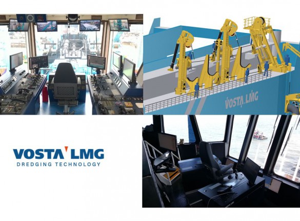 VOSTA LMG secures order for Dredge Automation and Side Suction Pipe Gantry Systems from Conrad Shipyard 